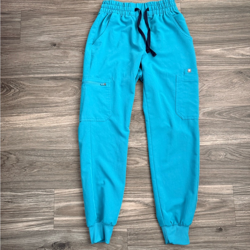 Figs Teal Jogger Pants